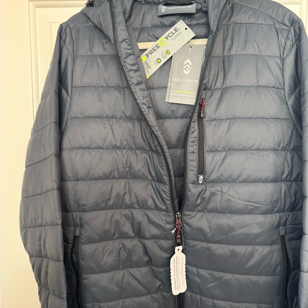 Free Country Charcoal Quilted Jacket